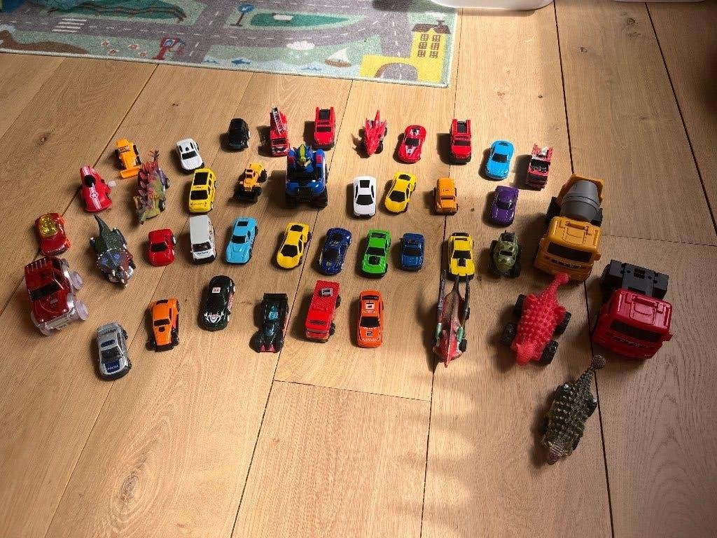 Grote set speelgoed auto’s, Ophalen of Verzenden, Zo goed als nieuw