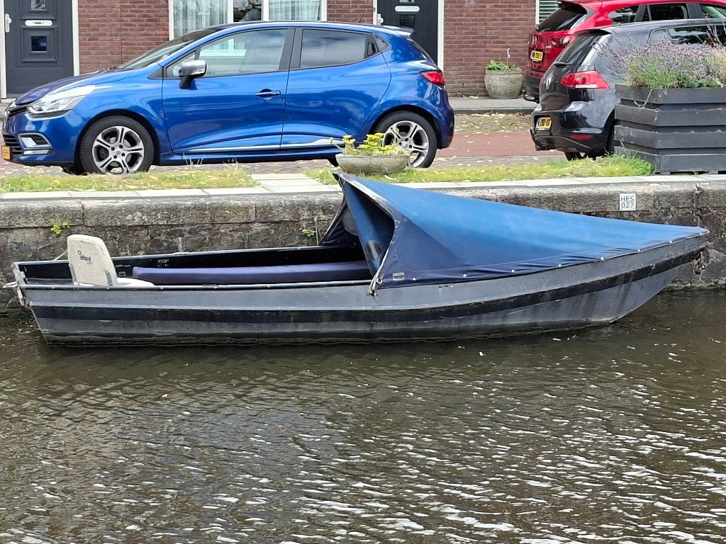 Mooie Stalen Vlet met 6PK Yamaha kortstaat, Watersport en Boten, Motorboten en Motorjachten, Gebruikt, Buitenboordmotor, Tot 1.00 meter