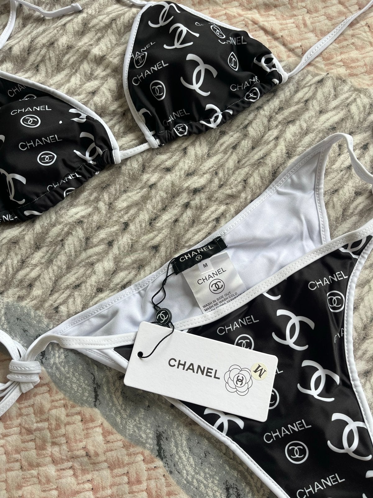 Bikini Zwart/Wit - Nieuw met labels, Kleding | Dames, Badmode en Zwemkleding, Ophalen of Verzenden, Nieuw, Zwart, Bikini
