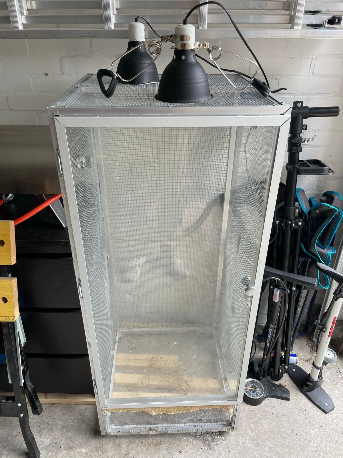 Terrarium, Dieren en Toebehoren, Reptielen en Amfibieën | Toebehoren, Ophalen, Zo goed als nieuw, Terrarium of Paludarium
