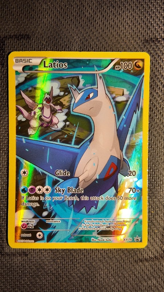 Latios XY79 XY Black Star Promos | Pokemon kaart, Ophalen, Losse kaart, Foil