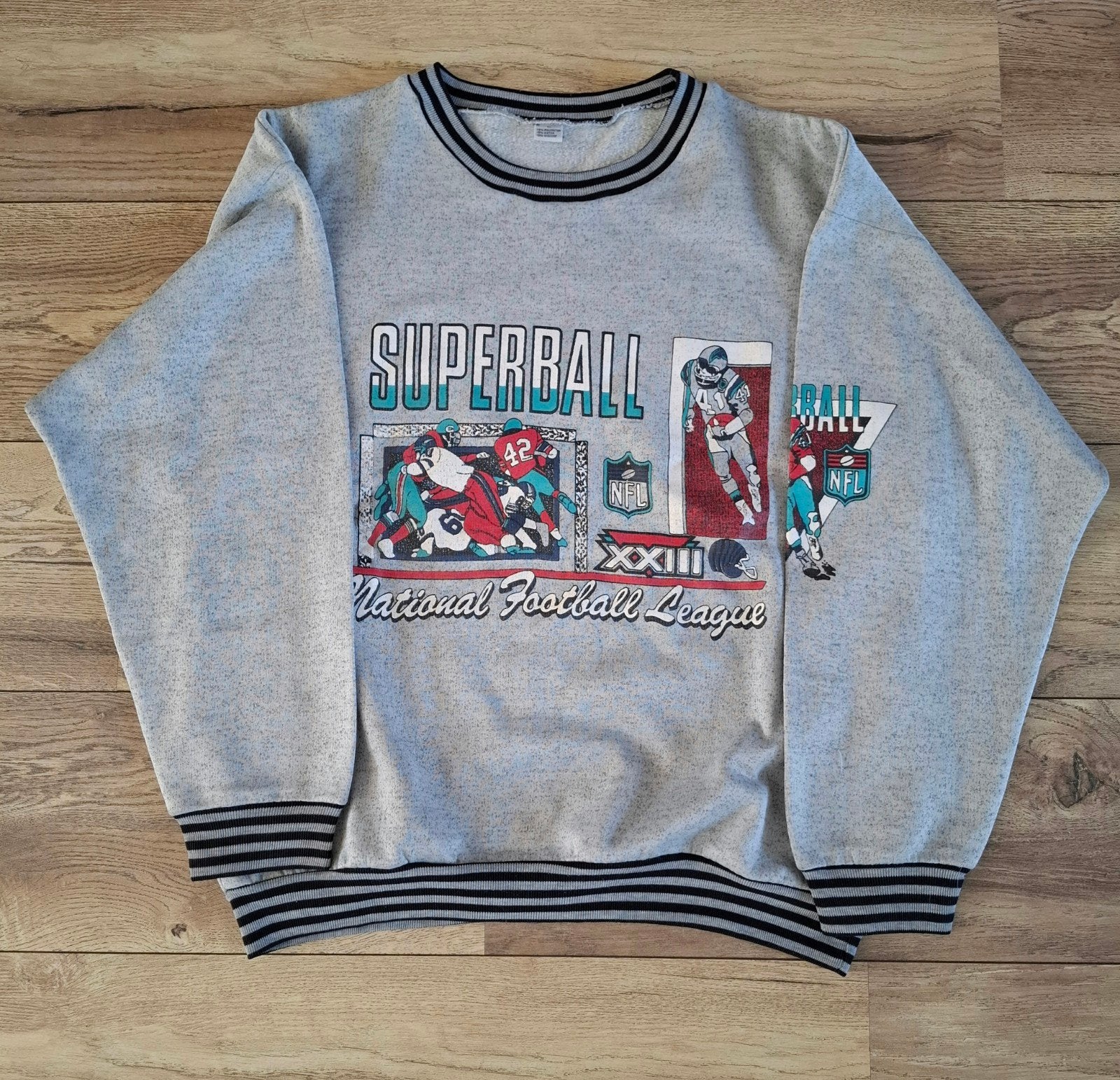 Vintage Superball XXIII NFL Sweatshirt, Kleding | Heren, Maat 52/54 (L), Onbekend, Ophalen of Verzenden, Zo goed als nieuw