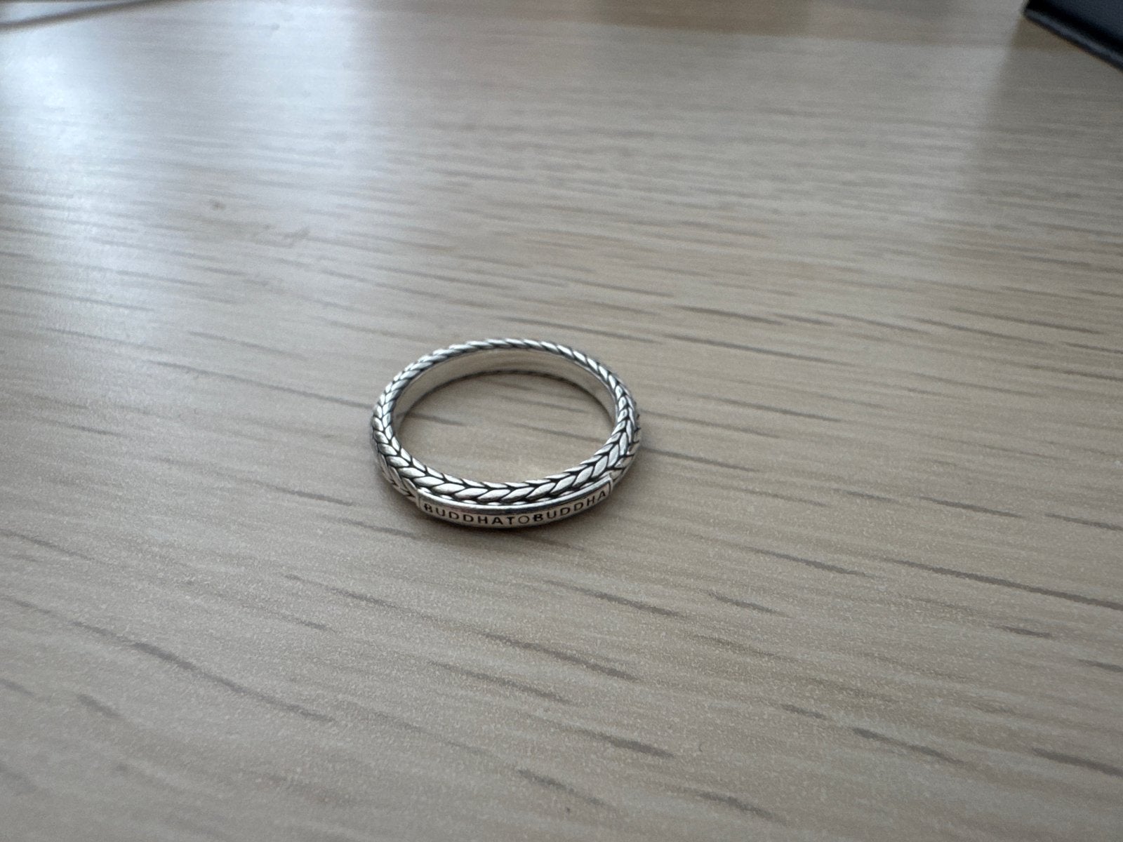Buddha to Buddha Ellen XS ring, maat 18, zilver, Sieraden, Tassen en Uiterlijk, Ringen, 18 tot 19, Ophalen of Verzenden, Zo goed als nieuw