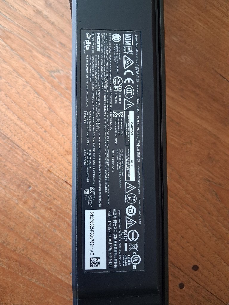Foto 6 van soundbar Bose 700