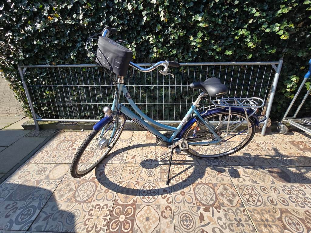 Elektrische fiets Swytch kit + werkende accu, Fietsen en Brommers, Fietsen | Dames | Omafietsen, Gebruikt, Handrem, Versnellingen