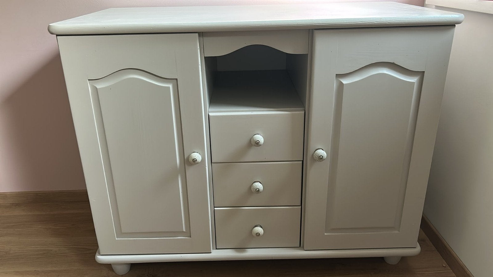 Commode - Massief hout, Gebruikt, 50 tot 70 cm, 100 cm of meer, Commode