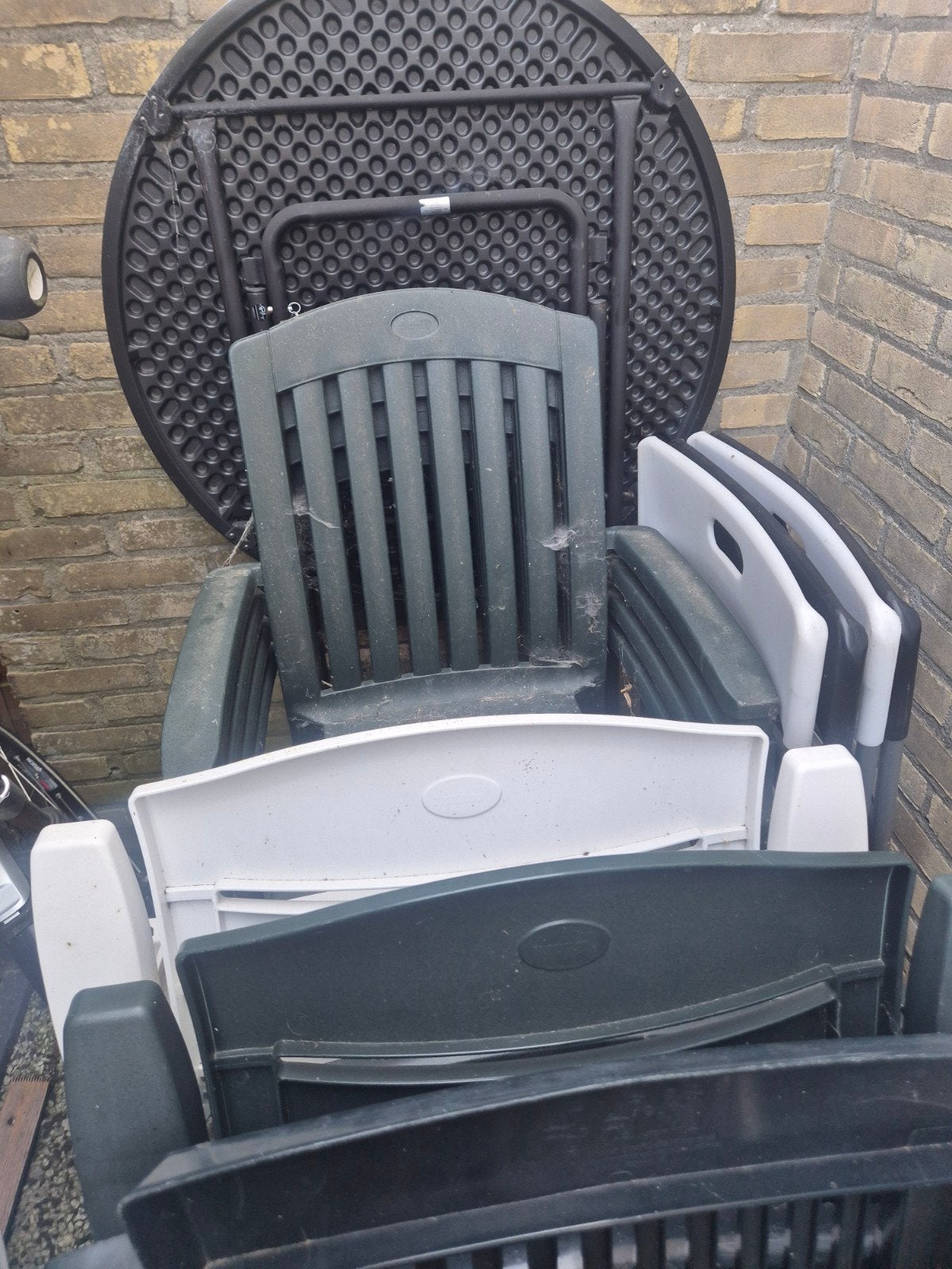 gratis tuinstoelen, Tuin en Terras, Tuinstoelen, Ophalen, Gebruikt, Kunststof