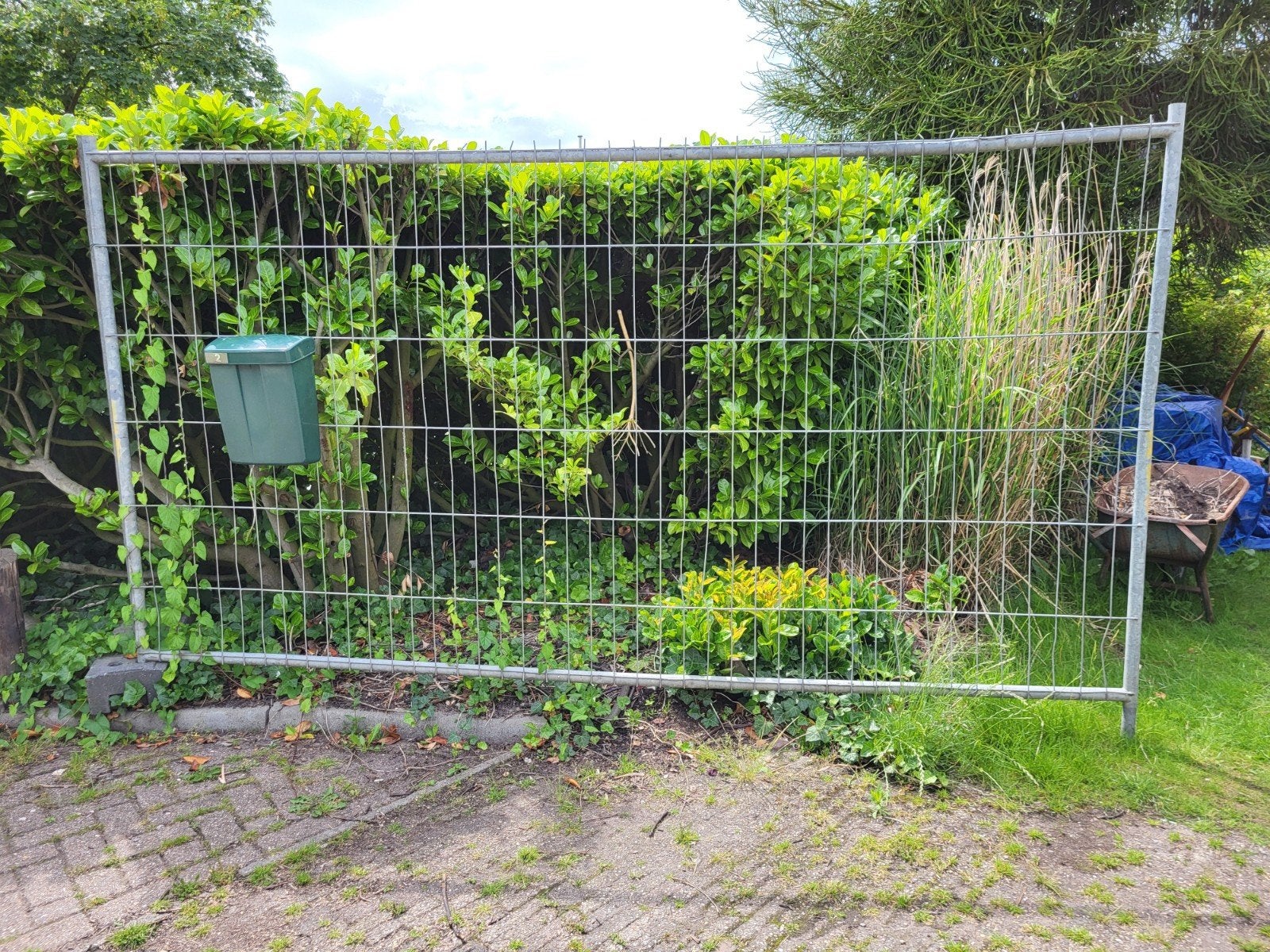 Bouwhekken, Tuin en Terras, Ophalen, Gebruikt