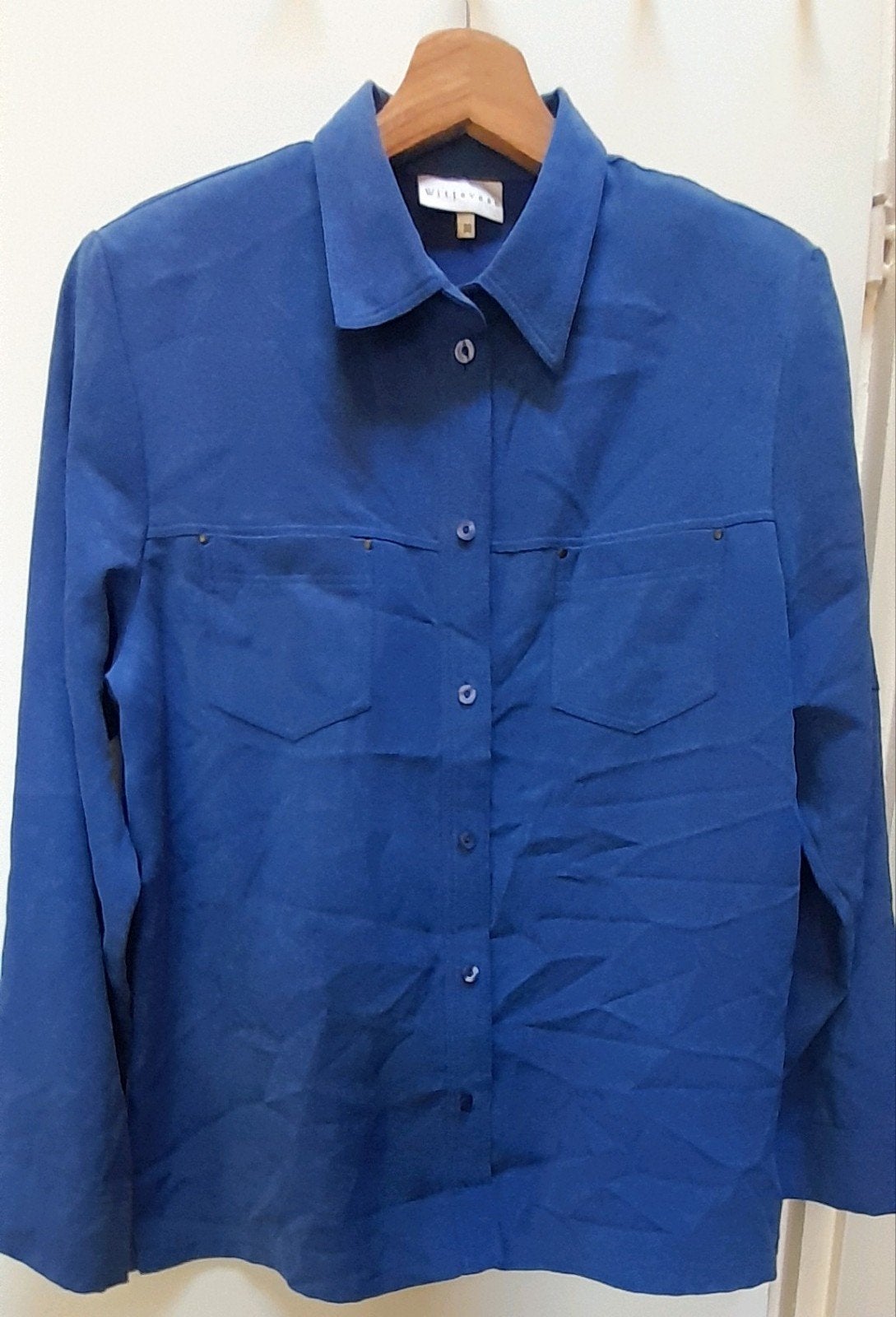 Witteveen blauwe blouse maat 38, Kleding | Dames, Maat 38/40 (M), Blauw, Ophalen of Verzenden, Zo goed als nieuw