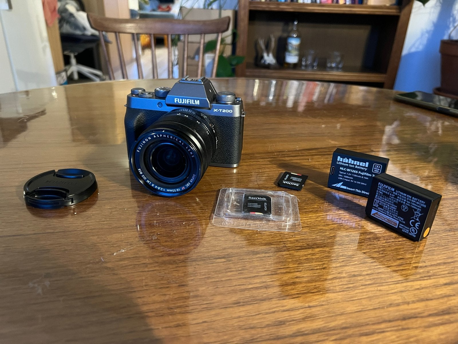 Fujifilm X-T200 met 18-55mm XF lens en accessoires, Beeldstabilisatie, Ophalen of Verzenden, Zo goed als nieuw, Fujifilm