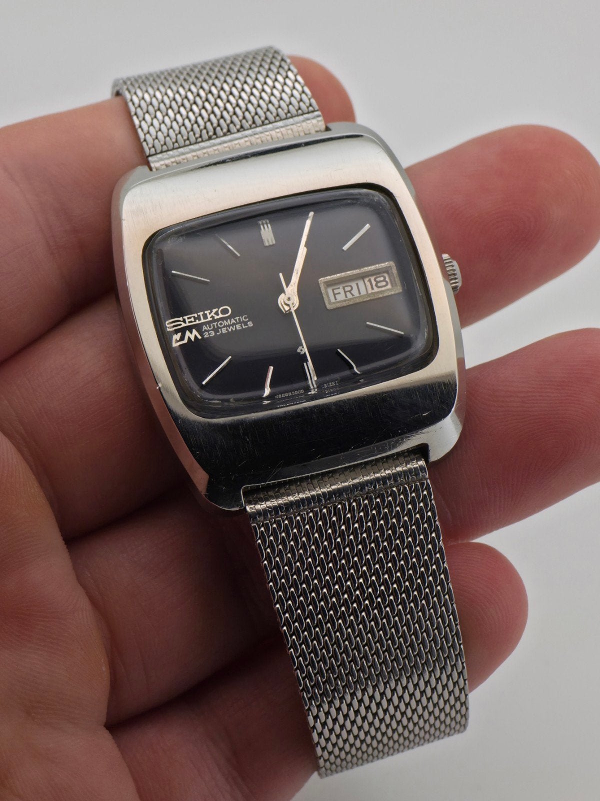 Vintage Seiko Lord Matic 5606-5070 Automaat (1972) Horloge, Seiko, Staal, Met bandje, Polshorloge
