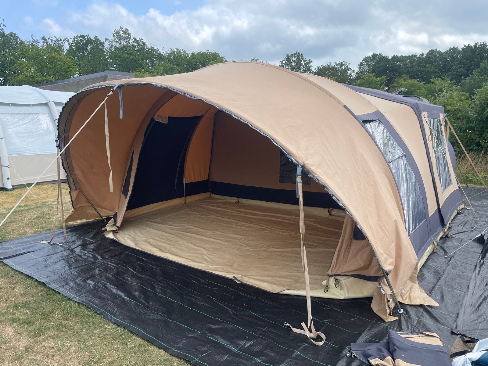 Cabanon Malawi 2.0 vouwwagen - Zomer 2023 - Als nieuw, Caravans en Kamperen, Vouwwagens, Ophalen, Beige, Cabanon, Aanwezig