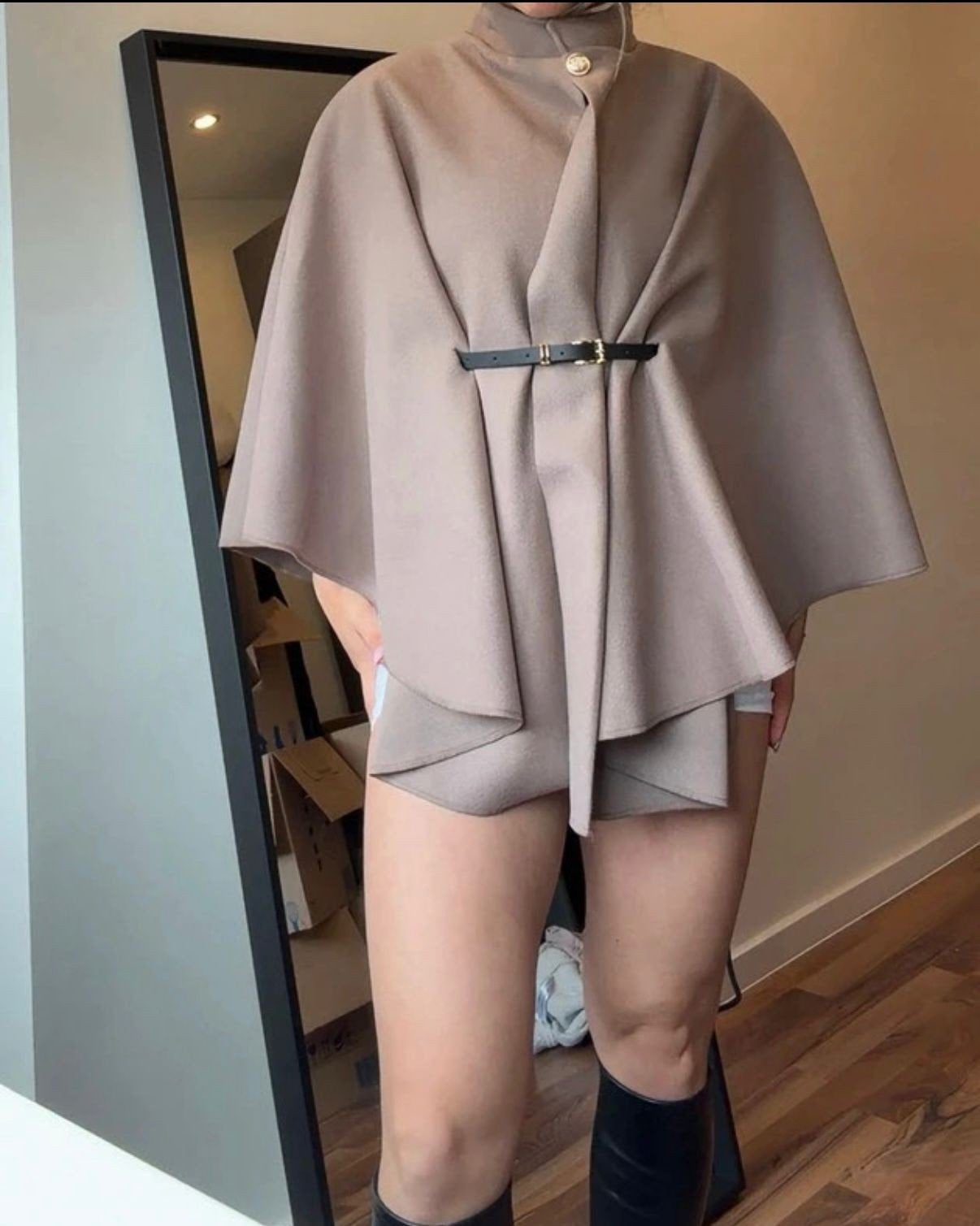 Poncho, Ophalen of Verzenden, Nieuw, Zwart