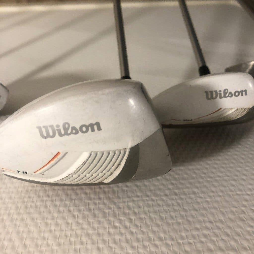 Wilson golfset/ dames/  rechtshandig met golftas op wielen, Sport en Fitness, Golf, Ophalen, Gebruikt, Set, Overige merken