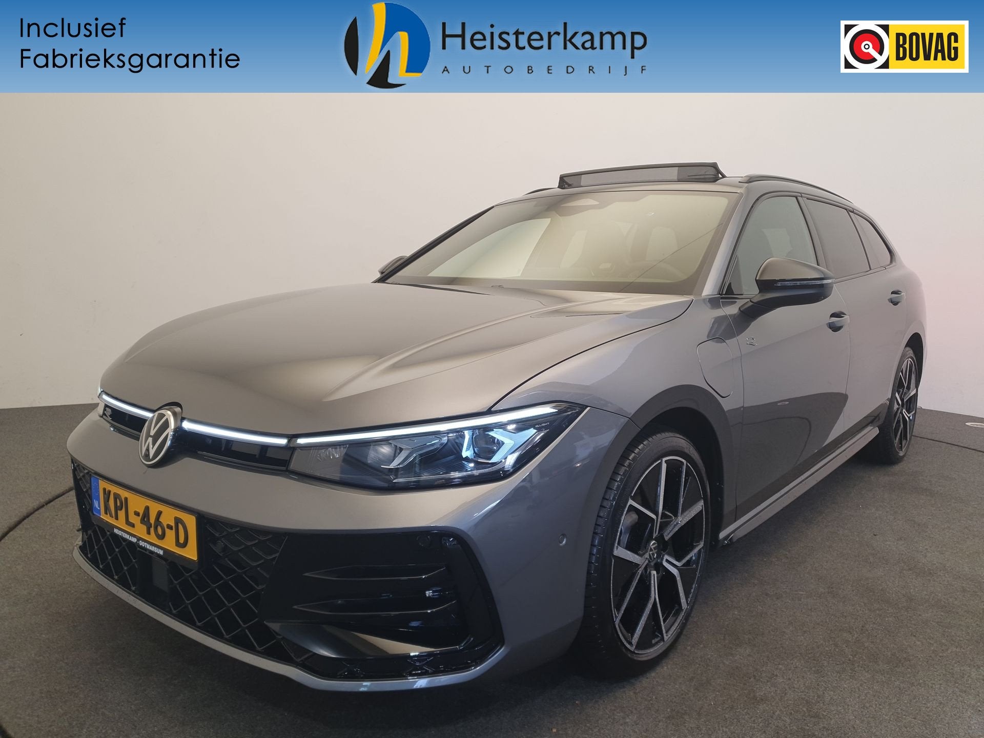 Volkswagen Passat Variant 1.5 eHybrid 272pk DSG/AUT R-Line P, 77 km/l, Zwart, 4 cilinders, Hybride Elektrisch/Benzine