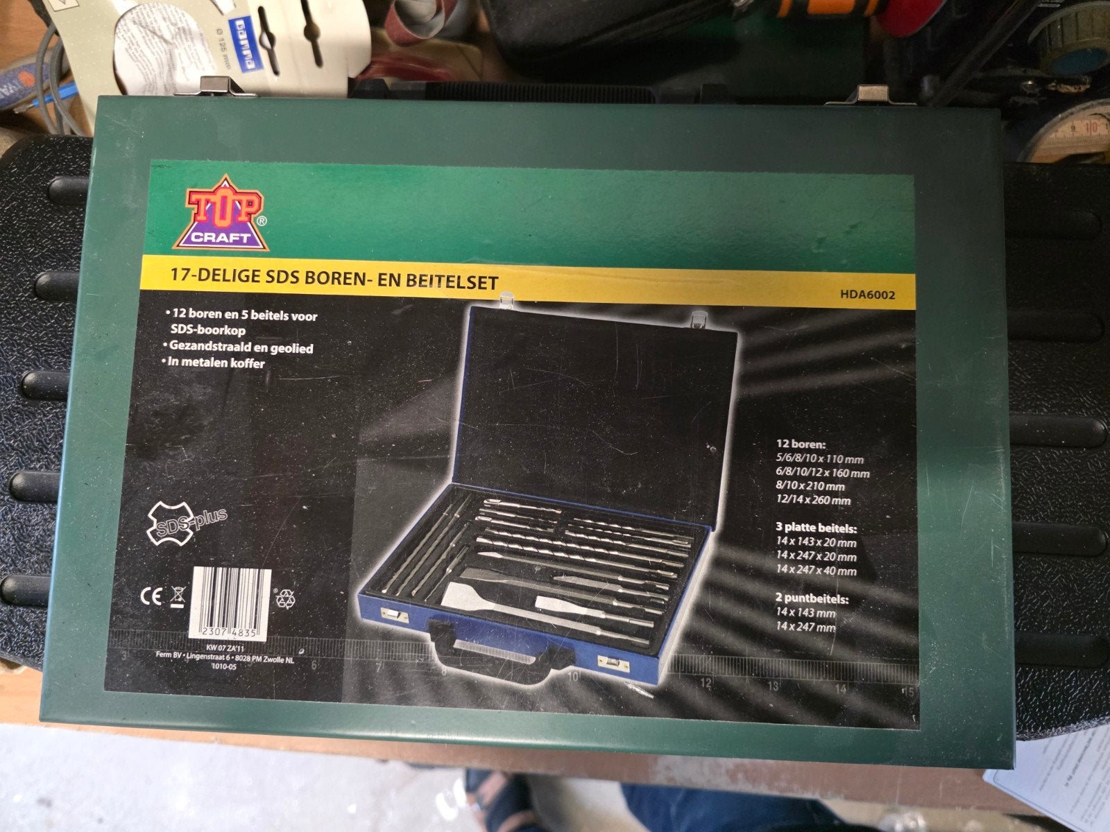 sds boren set kompleet, Ophalen