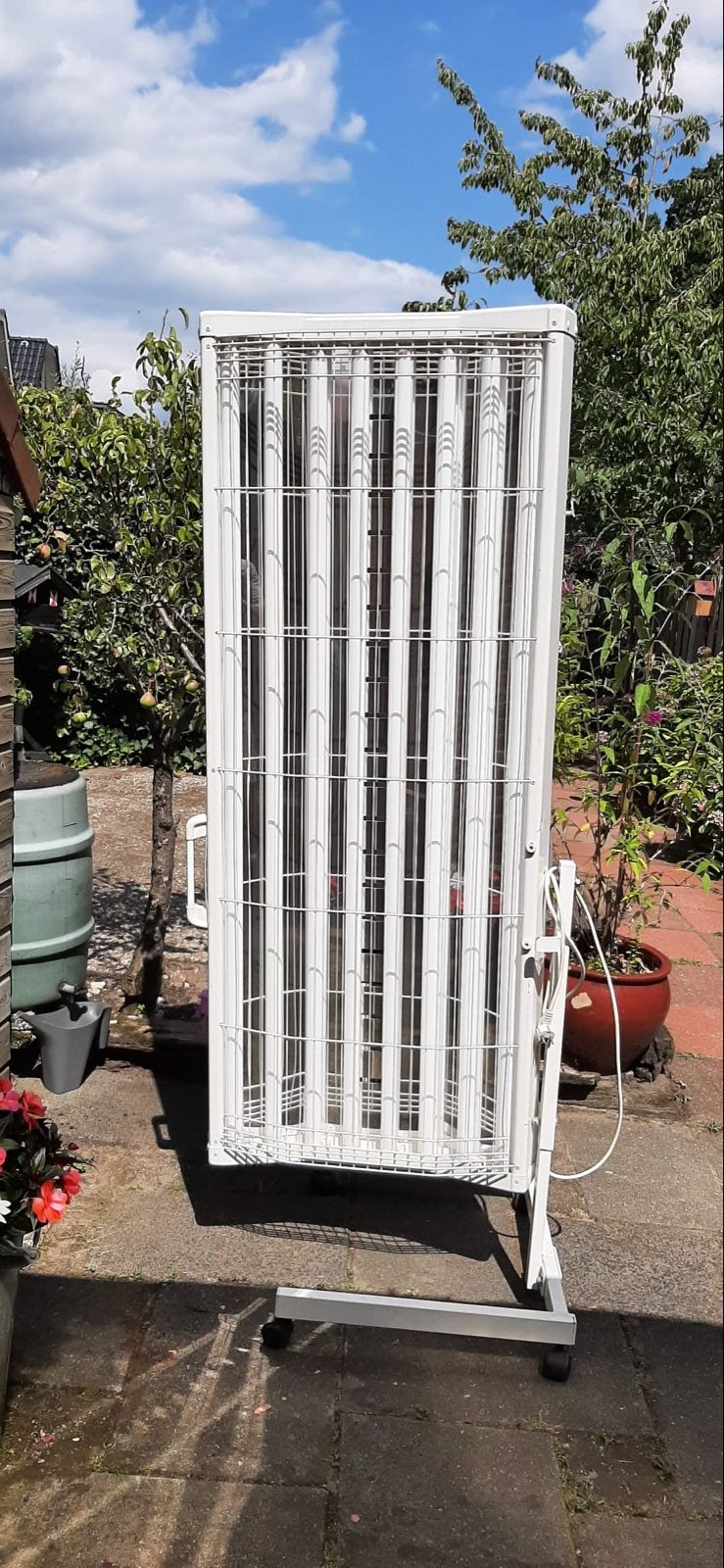 Philips Zonnebank HB 540/A - Verticaal en Horizontaal, Ophalen, Gebruikt, Zonnebank enkelzijdig, Minder dan 10 lampen