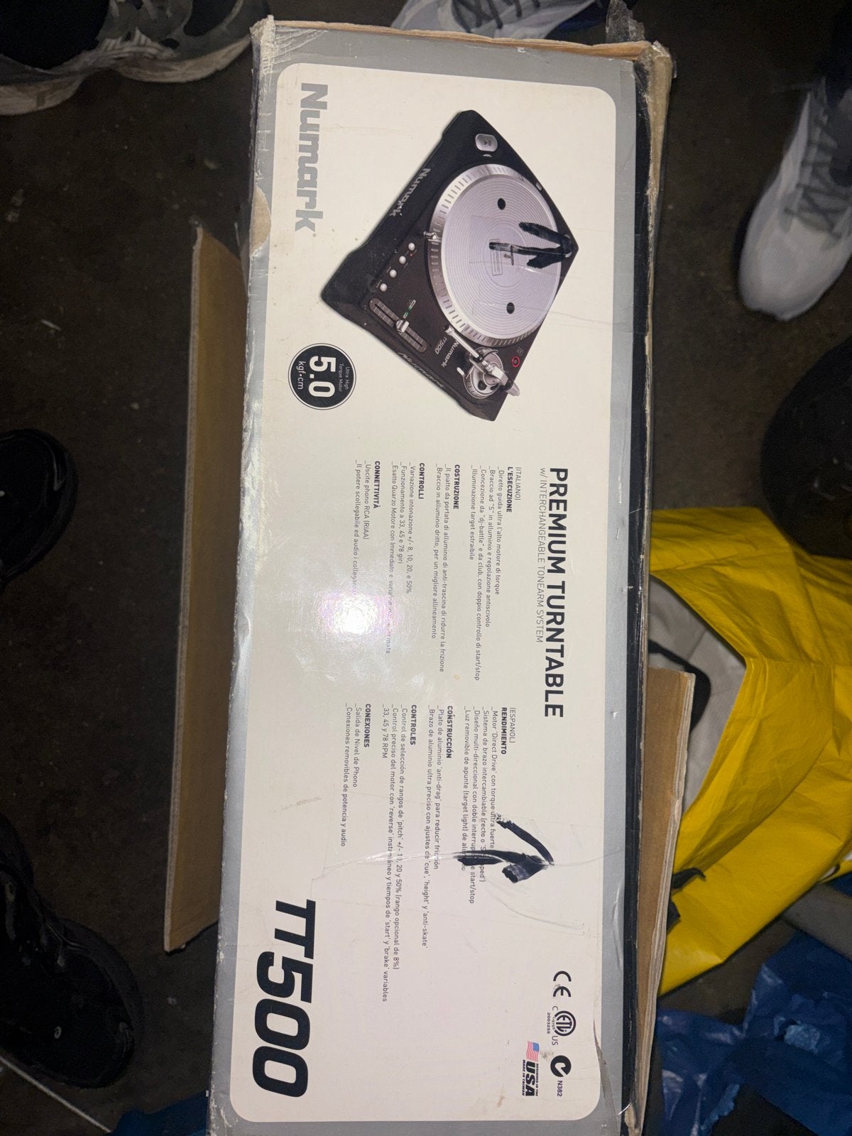 Numark TT500 Platenspeler - Gloednieuw en ongebruikt, Overige merken, Nieuw, Pitch-regelaar, Ophalen of Verzenden