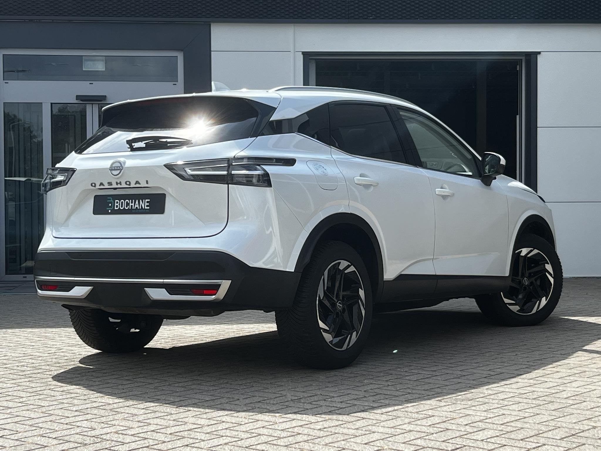 Nissan Qashqai 1.3 MHEV Xtronic N-Connecta | N-Connecta | El, Auto's, Nissan, Stof, Gebruikt, 4 cilinders, Wit