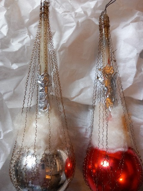 Vintage kerstballen, Diversen, Kerst, Ophalen, Gebruikt