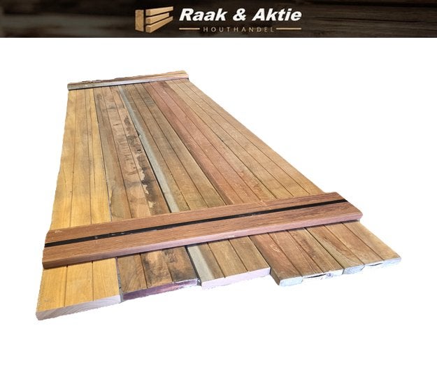 5 Hardhouten planken 2.8x19.0 cm - nr: HP434, Ophalen, Planken, Nieuw, Hardhout