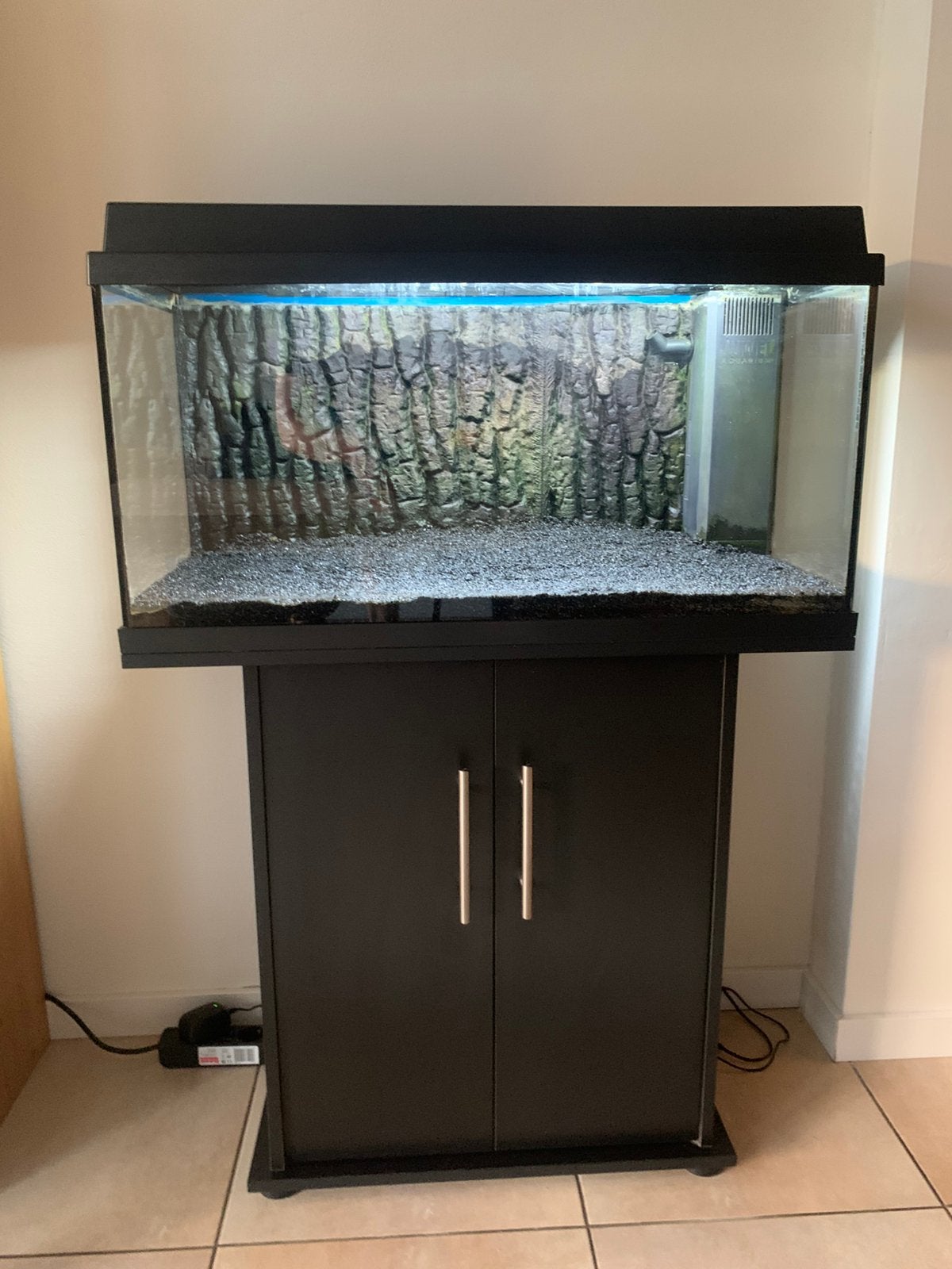 Jewel 110 liter led met meubel, Ophalen, Zo goed als nieuw, Leeg aquarium, Verwarming