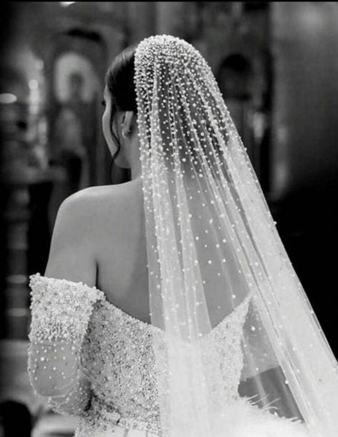 Nieuwe bruidssluier met parels sluier,wedding veil 3 meter, Kleding | Dames, Trouwkleding en Trouwaccessoires, Ophalen of Verzenden