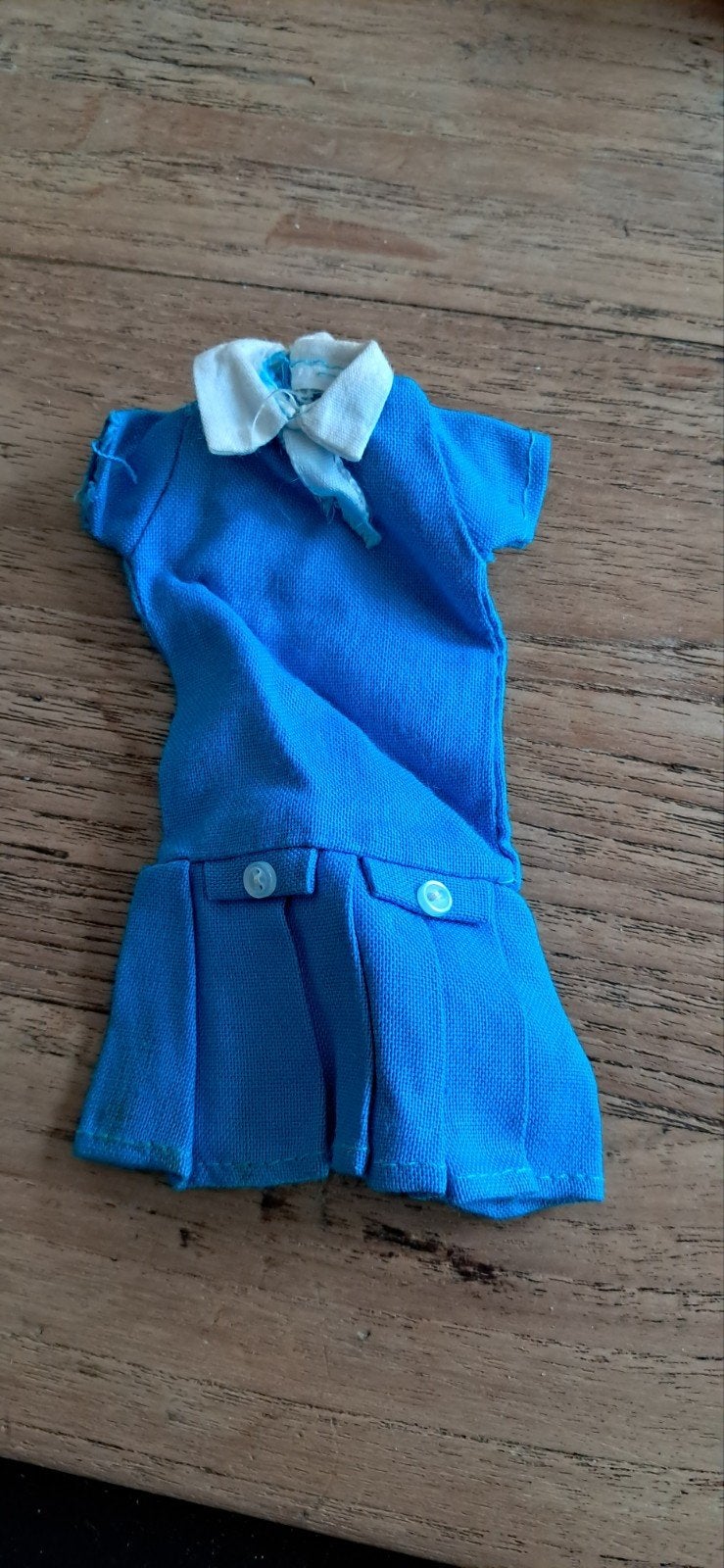Vintage barbie jurkje jaren 60, Verzamelen, Ophalen of Verzenden, Zo goed als nieuw, Kleertjes