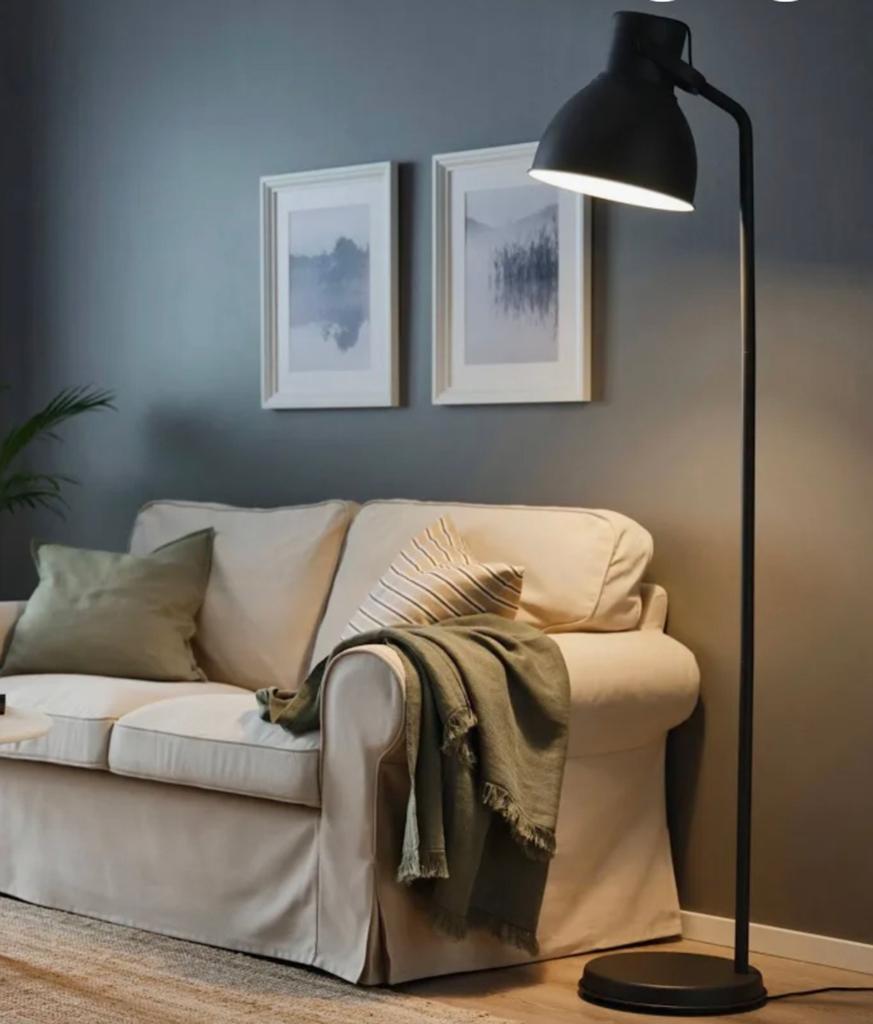 Ikea staande lamp donker grijs, Huis en Inrichting, Ophalen, Zo goed als nieuw, 150 tot 200 cm