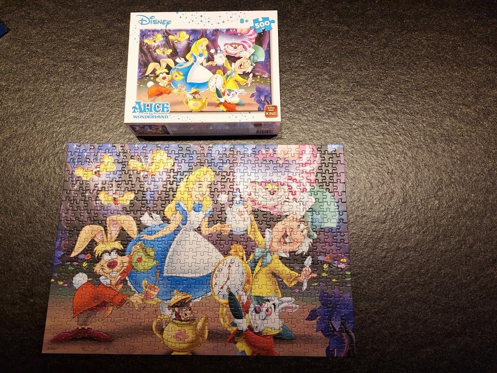 Puzzel Alice in Wonderland, Ophalen of Verzenden, Meer dan 50 stukjes, Gebruikt, 6 jaar of ouder