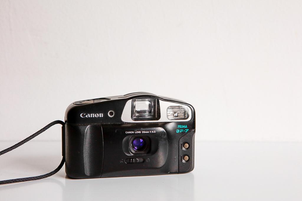 Canon Prima BF Analoge 35mm Film Camera, Audio, Tv en Foto, Fotocamera's Analoog, Ophalen of Verzenden, Gebruikt, Compact, Canon