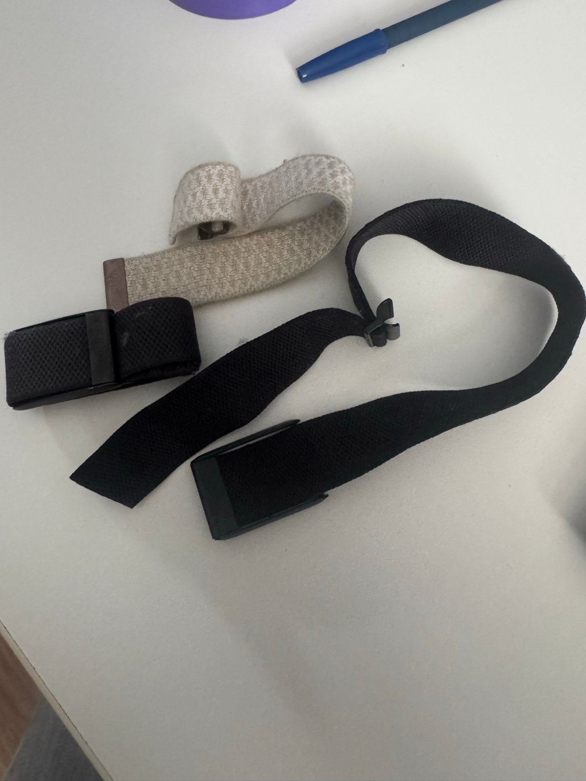 Whoop bandjes - Zwart en Beige 3x, Ophalen of Verzenden, Gebruikt, Zwart, Android