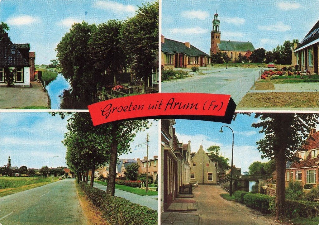 Groeten uit Arum, Ophalen of Verzenden, 1980 tot heden, Ongelopen, Friesland