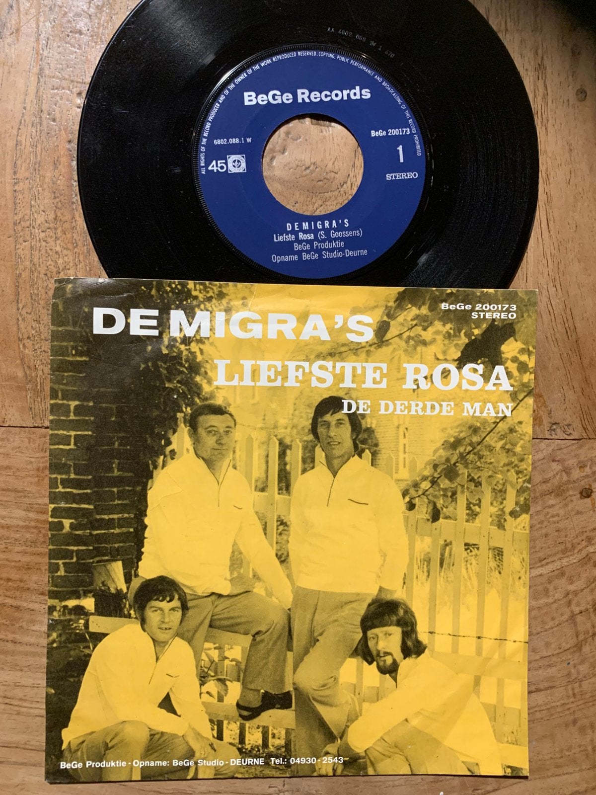 Piraten Schlager Nederpop De Migra’s single Liefste Rosa, Ophalen of Verzenden, Gebruikt, Overige formaten, Schlager