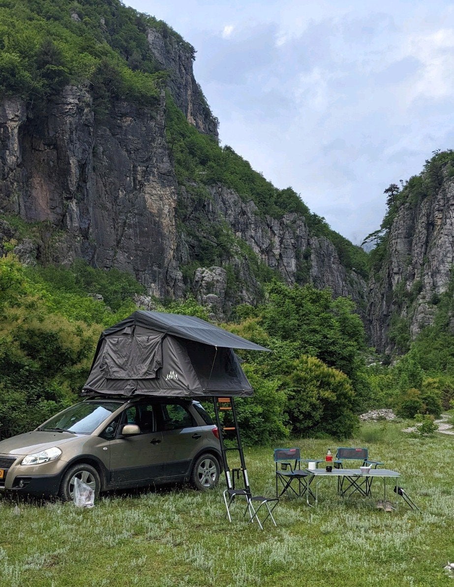 Obelink Skyfold 140 short daktent - Zo goed als nieuw!, Ophalen, Zo goed als nieuw