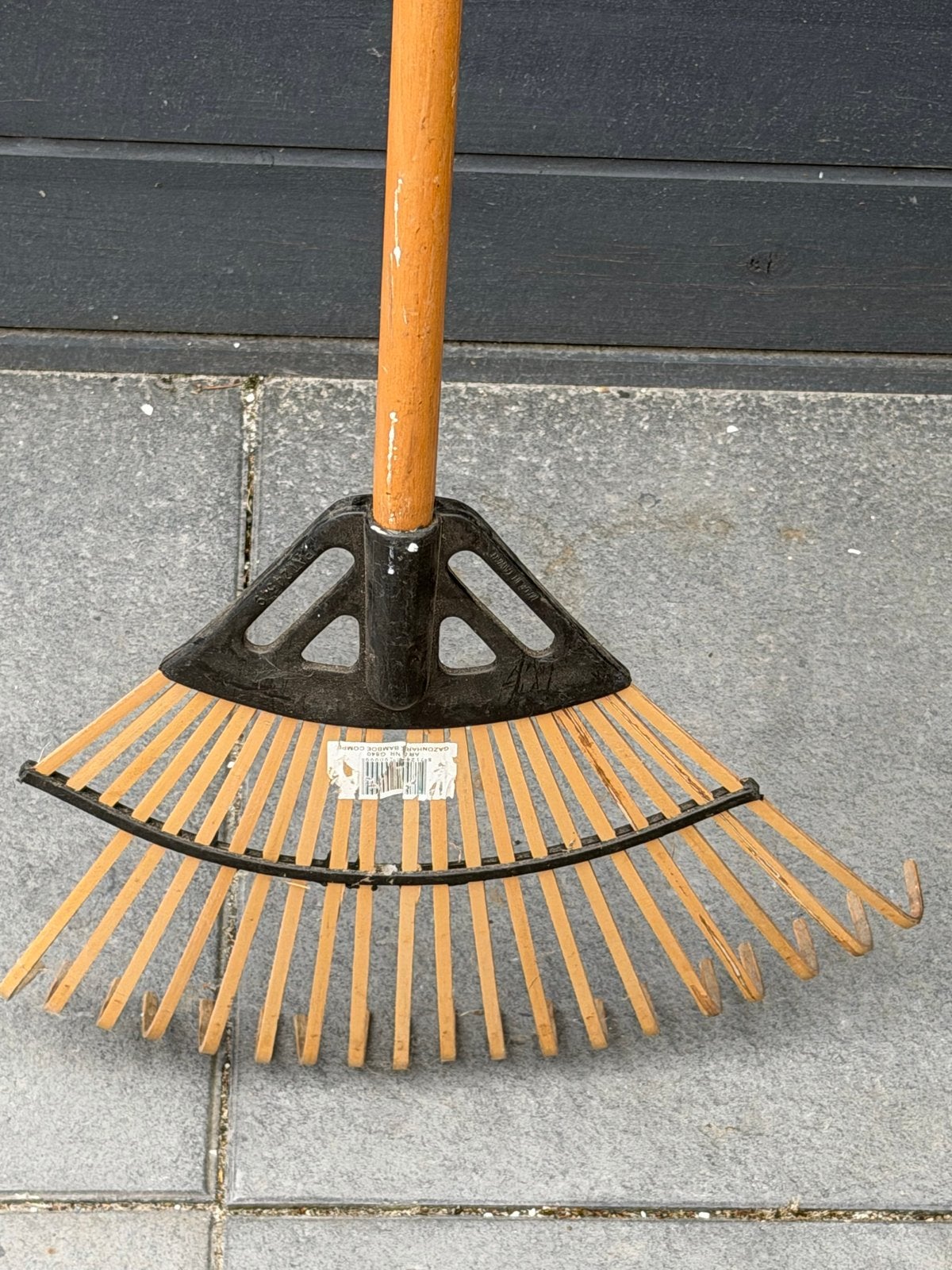 Houten hark, Ophalen, Gebruikt, Hark