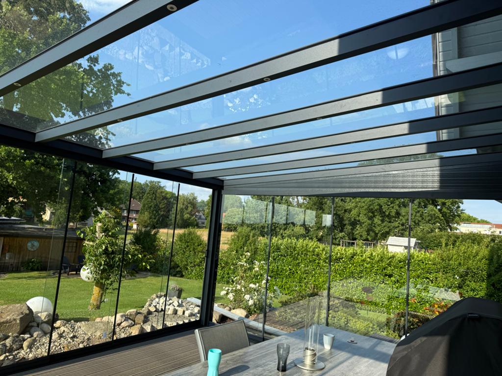 Luex Veranda met Glazen Schuifwanden - Inclusief Installatie, Ophalen of Verzenden, Nieuw, Veranda