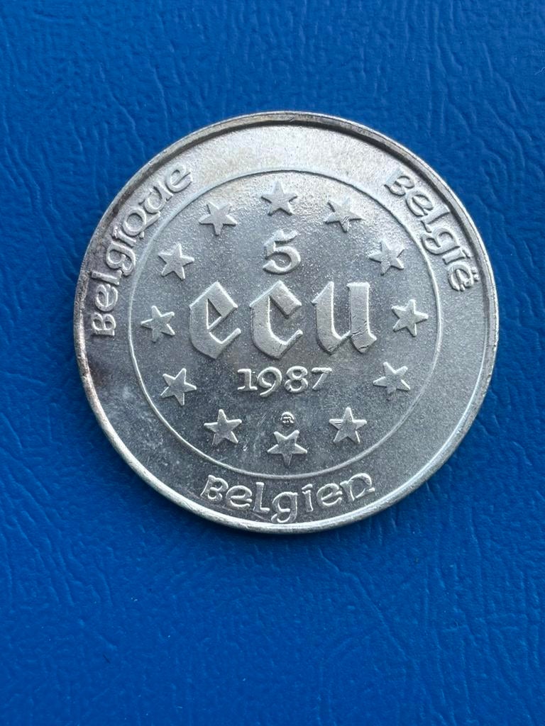 Zilveren Ecu belgien, Zilver, België, Losse munt, Overige waardes