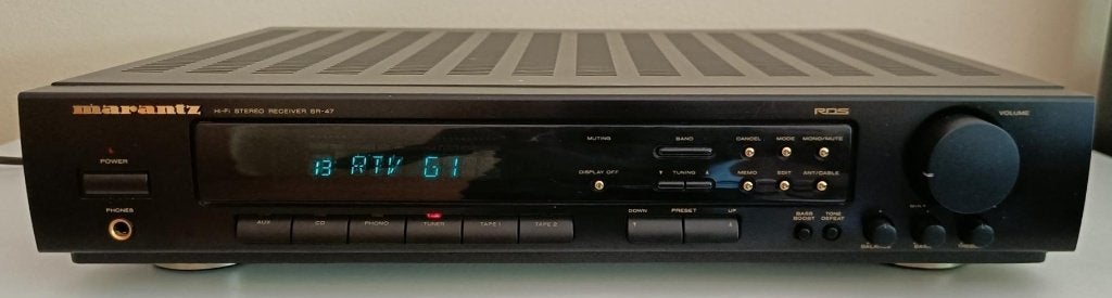 Marantz receiver SR47, Audio, Tv en Foto, Marantz, Gebruikt, Ophalen of Verzenden, Minder dan 60 watt