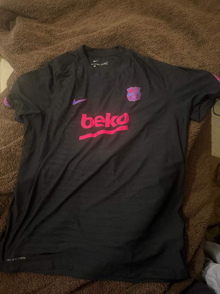 FC Barcelona uitshirt 2020/2021 - Zwart/Roze - Maat xxl, Ophalen of Verzenden, Zo goed als nieuw, Overige maten, Zwart