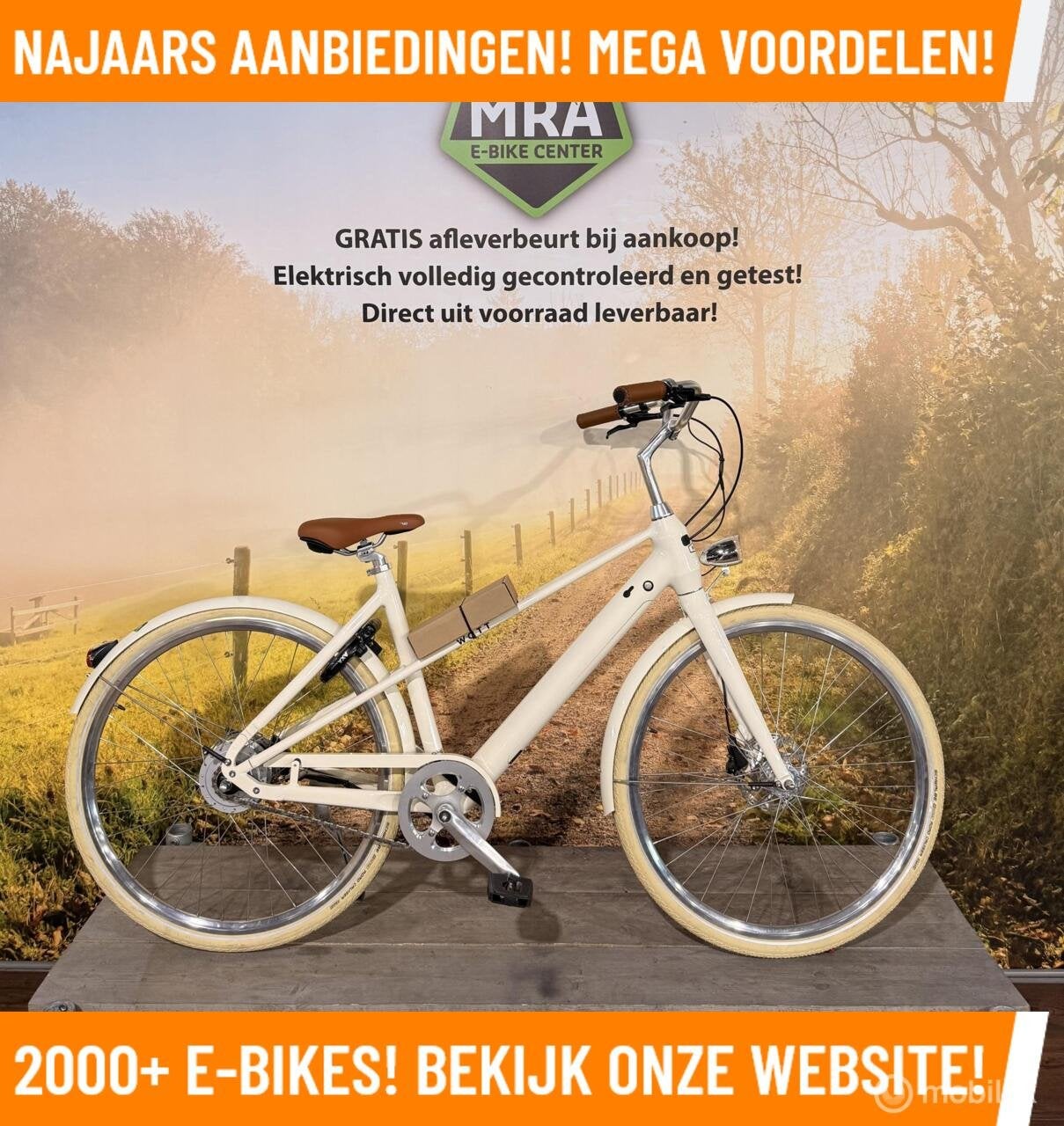 Watt Elektrische fiets met Achterwiel motor ebikes bij MRA!, Nieuw, 50 km per accu of meer, Overige merken