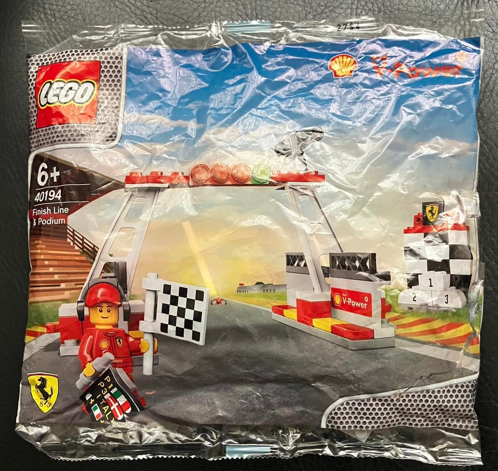 Lego set SHELL V-Power Finish Line & Podium ongeopende zak, Overige thema's, Lego, Nieuw, Ophalen of Verzenden