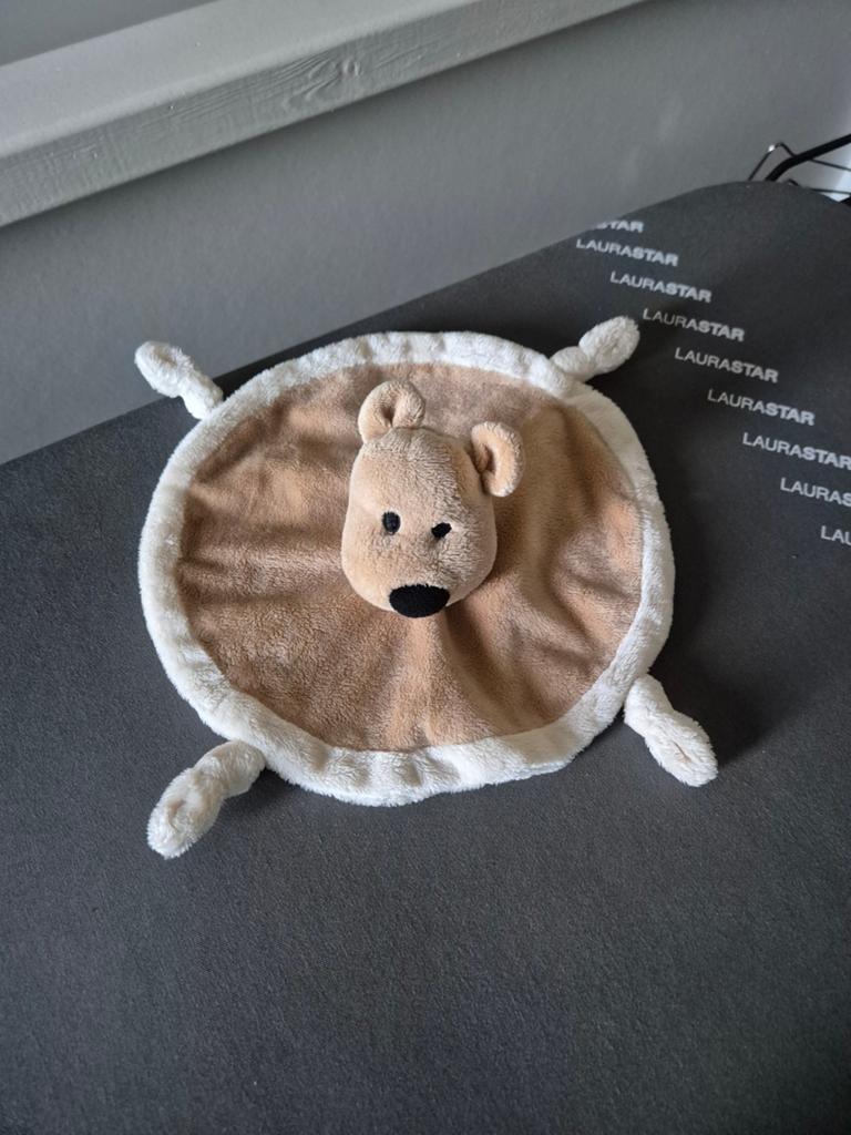 Knuffeldoekje Beer Rond, Ophalen of Verzenden, Beer