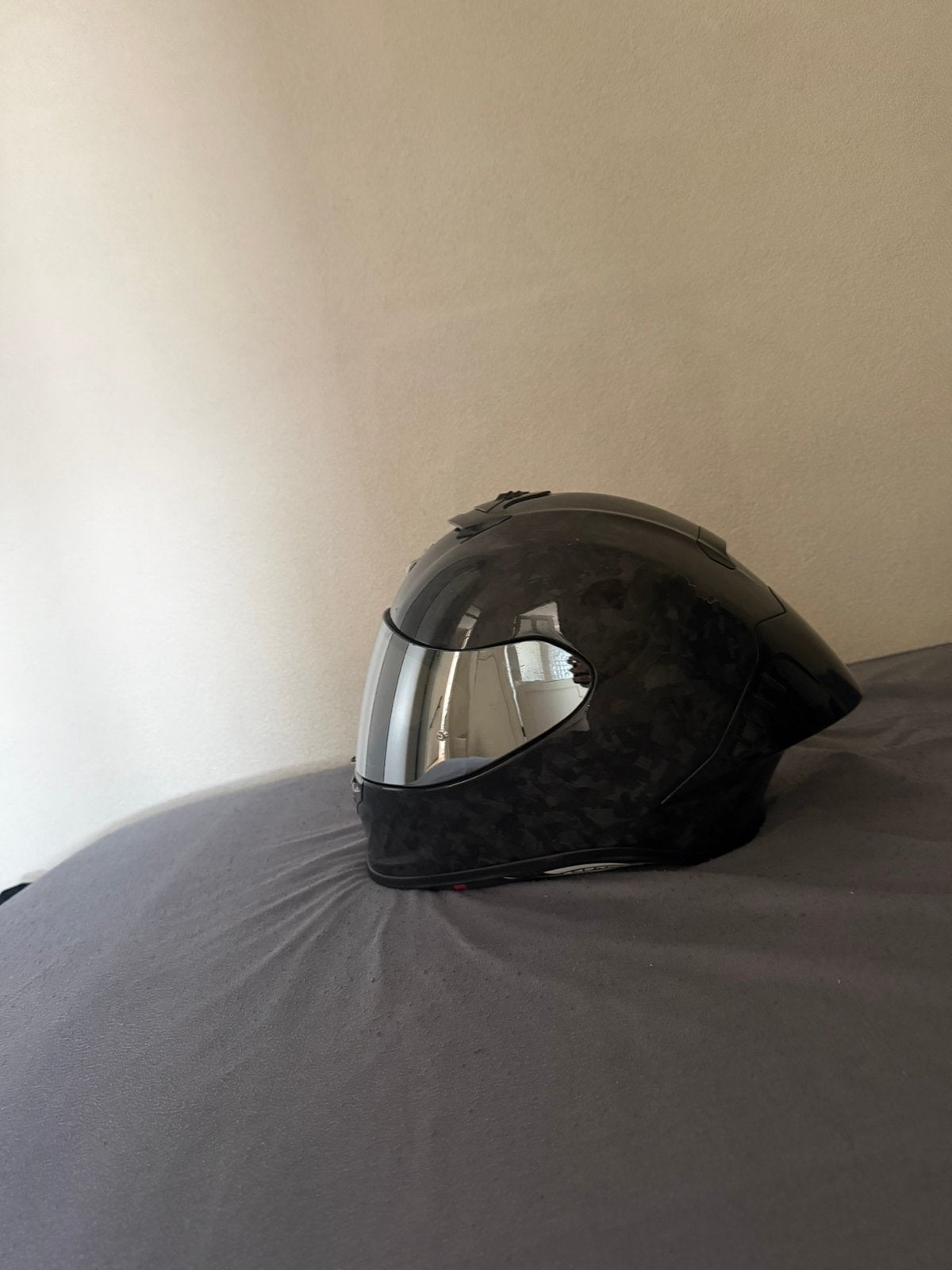 Scorpion EXO-R1 Evo II Forged Carbon Onyx Black Maat L, Motoren, Overige merken, Ophalen of Verzenden, Integraalhelm, L