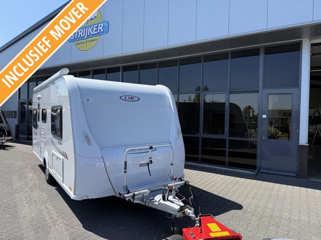 LMC Musica 470 E 2 Aparte bedden 210cm 1 Eig Luifel + Mover., Lengtebed, Bedrijf, Treinzit, 4 tot 5 meter
