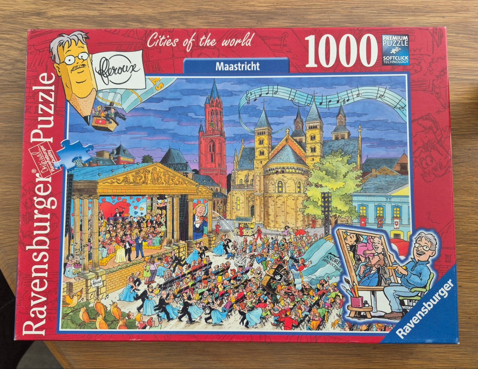 Ravensburger Legpuzzel 1000 stukjes - Maastricht, Ophalen of Verzenden, 500 t/m 1500 stukjes, Zo goed als nieuw, Legpuzzel