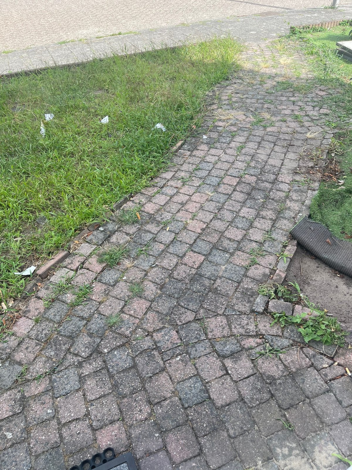 Betonnen klinkers, Ophalen, Gebruikt