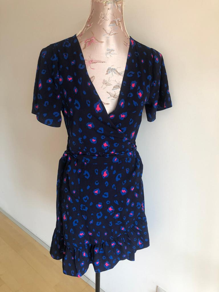 Colourful Rebel overslag tuniek / korte jurk maat S, Ophalen of Verzenden, Zo goed als nieuw, Zwart, Boven de knie