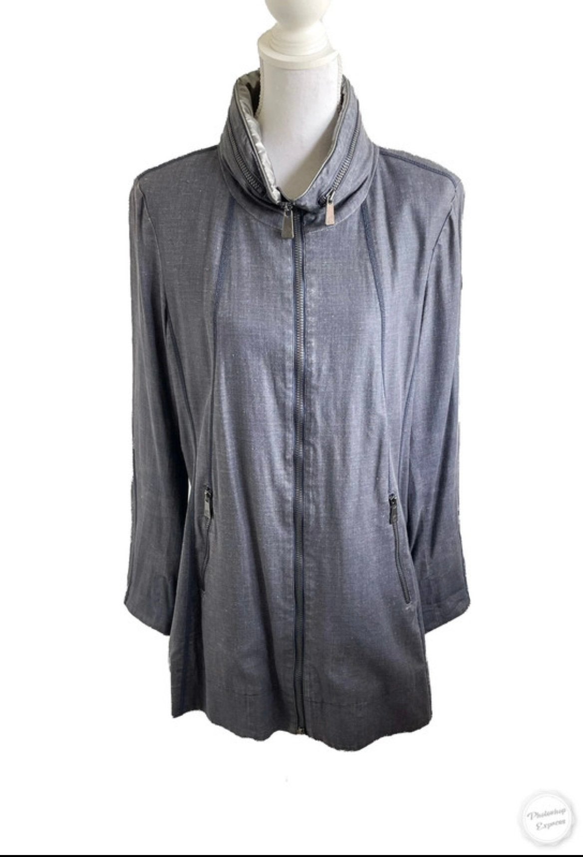 Mooie zomerjas van Creenstone 40, Maat 38/40 (M), Tokyostraat 7-11 1175 RB Lijnden, Info@creenstone.com, Blauw