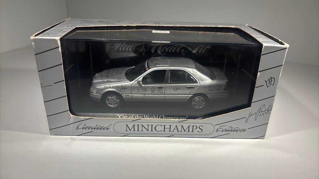 Mercedes c180 car of the world champion 1993 minichamps 1.43, Hobby en Vrije tijd, Modelauto's | 1:43, Auto, Ophalen of Verzenden